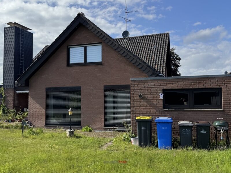Gartenseite — Freistehendes Haus in Gescher mit 731 m² Eckgrundstück – 2 Wohneinheiten möglich, Gescher